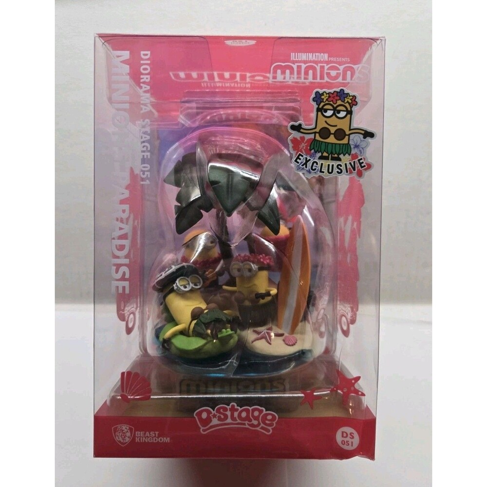 Beast Kingdom D-Stage DS-051 Minions Paradise Diorama Damaged Box Corner